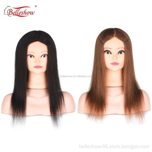Hot sell wholesale 100% human hair natural  cuticle aligned human hair wig model cheap nature color  wig modle
